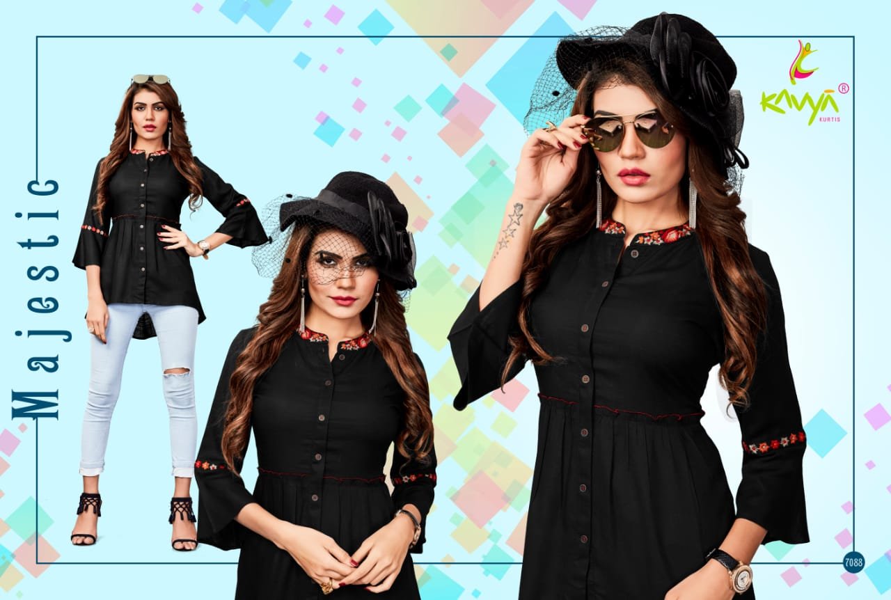 Kavya Designer Smart Lady Short Tops Catalog Kavya Designer Smart Lady Short Tops Catalog